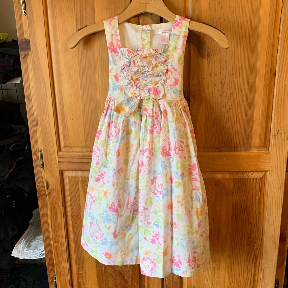 Ring Around the Rosie Dress Floral 6X